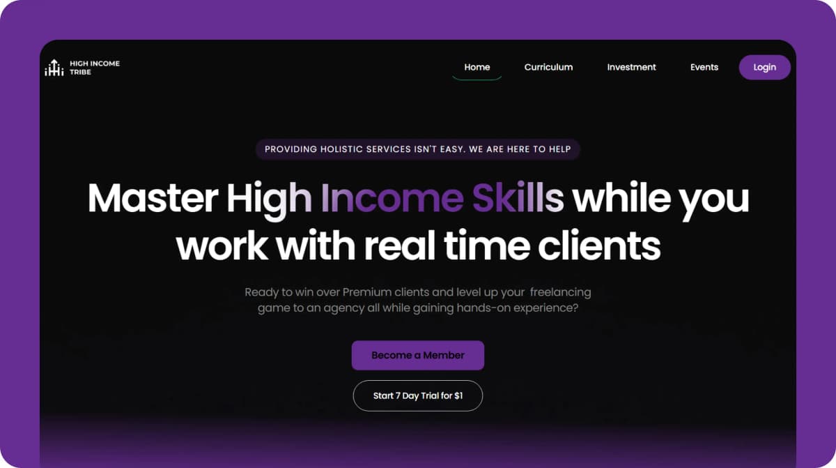 High Income Tribe