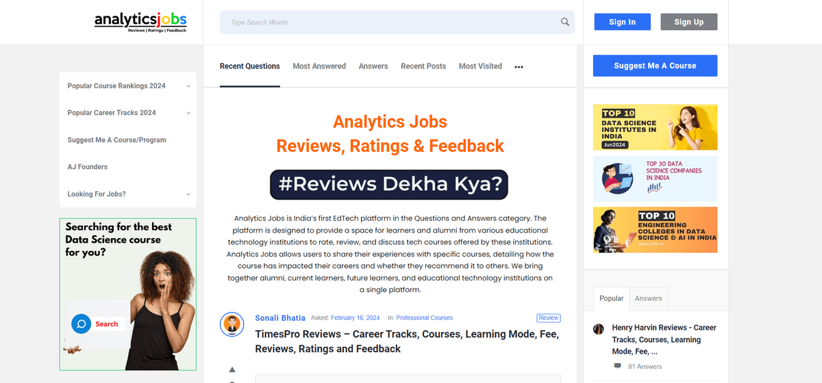 Analytics Jobs